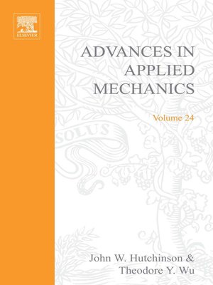 cover image of Advances in Applied Mechanics